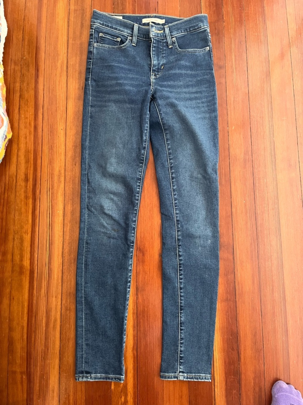 Levi's Indigo shaping Skinny Jeans